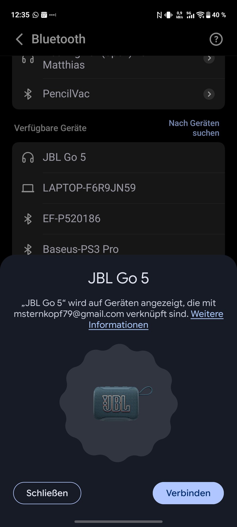 JBL Go 5 Screenshot