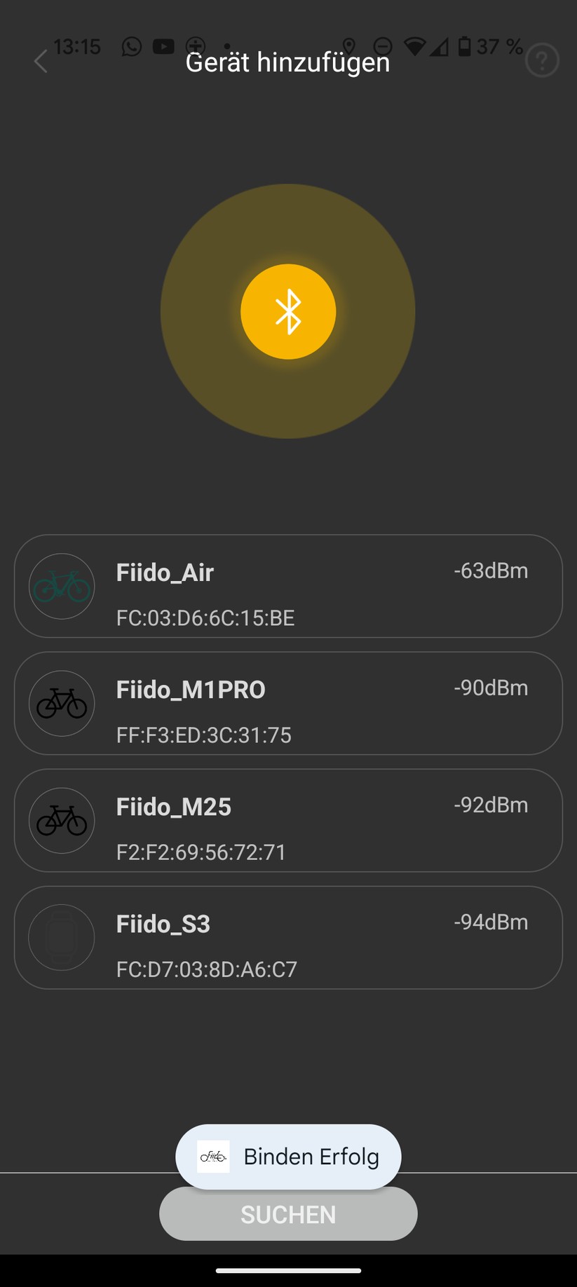 Fiido Air App Screenshot
