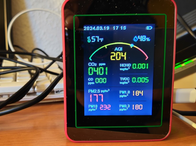 Raumluftsensor Air Quality Detector MT29 im Test
