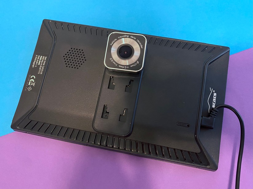 Lescars Display mit Dashcam für Android Auto & Carplay