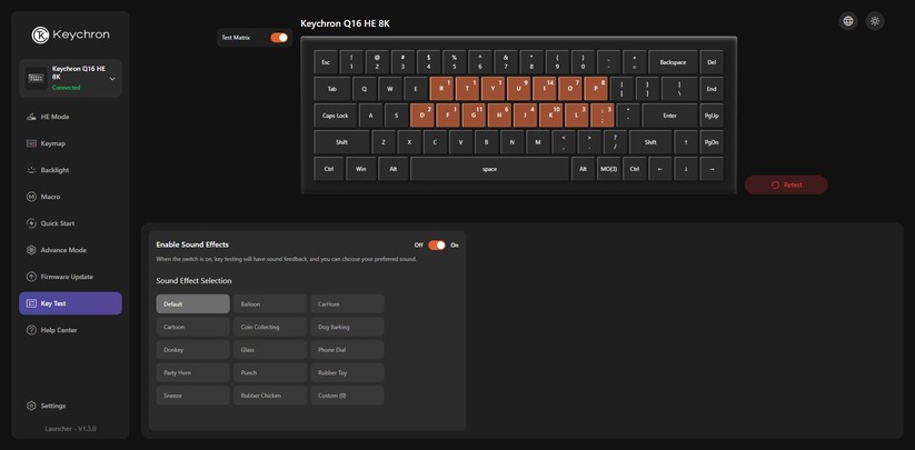 Keychron Q16 HE 8K - Bilder App