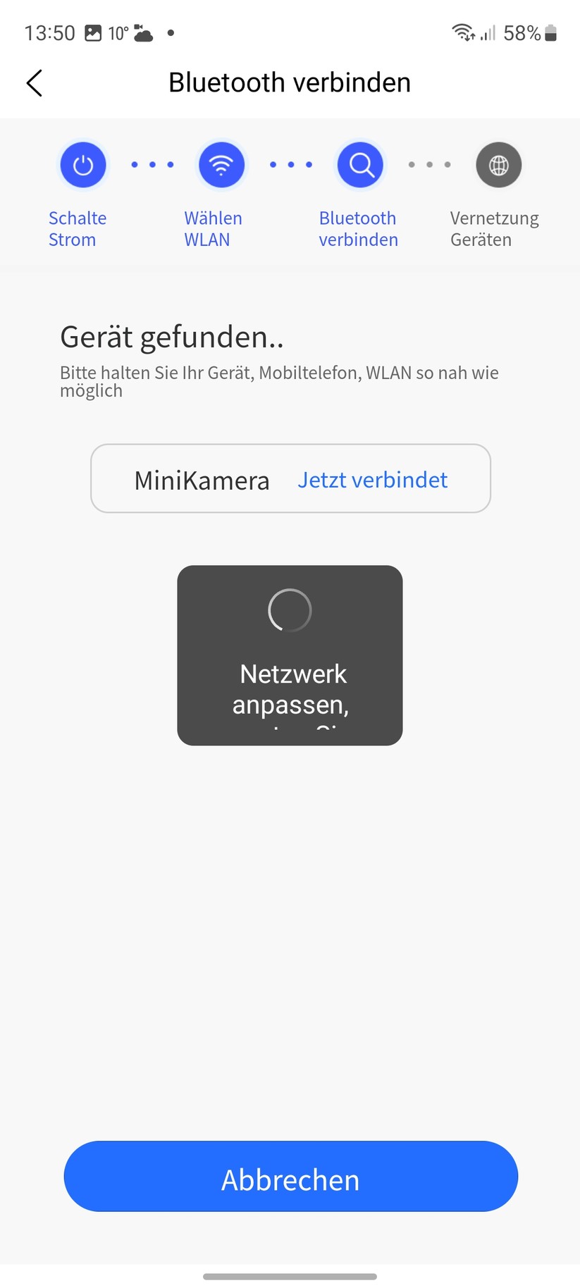 PTZ-Kamera für Lampenfassung E27: App