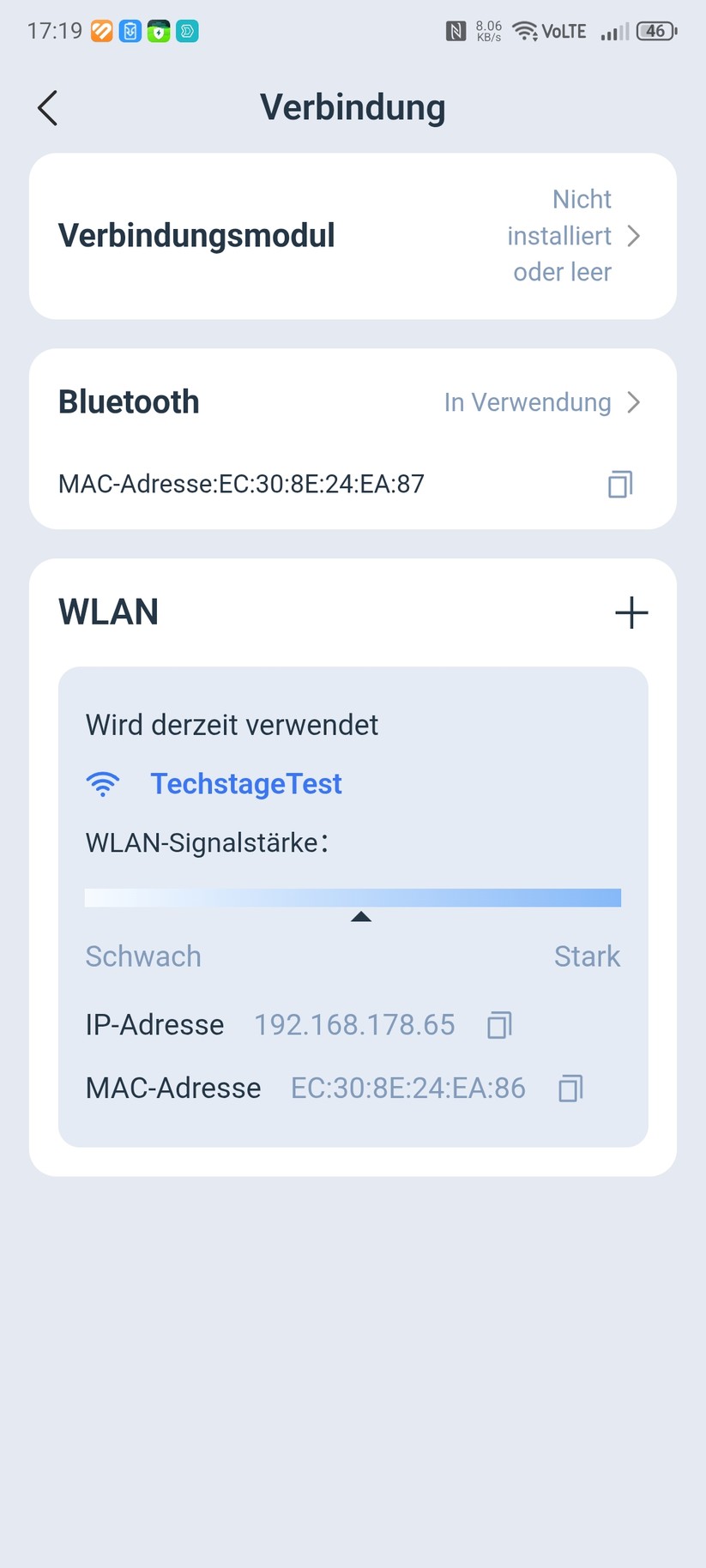 Ecovacs-App: Zusätzliche Einstellungen und Geräteinformationen