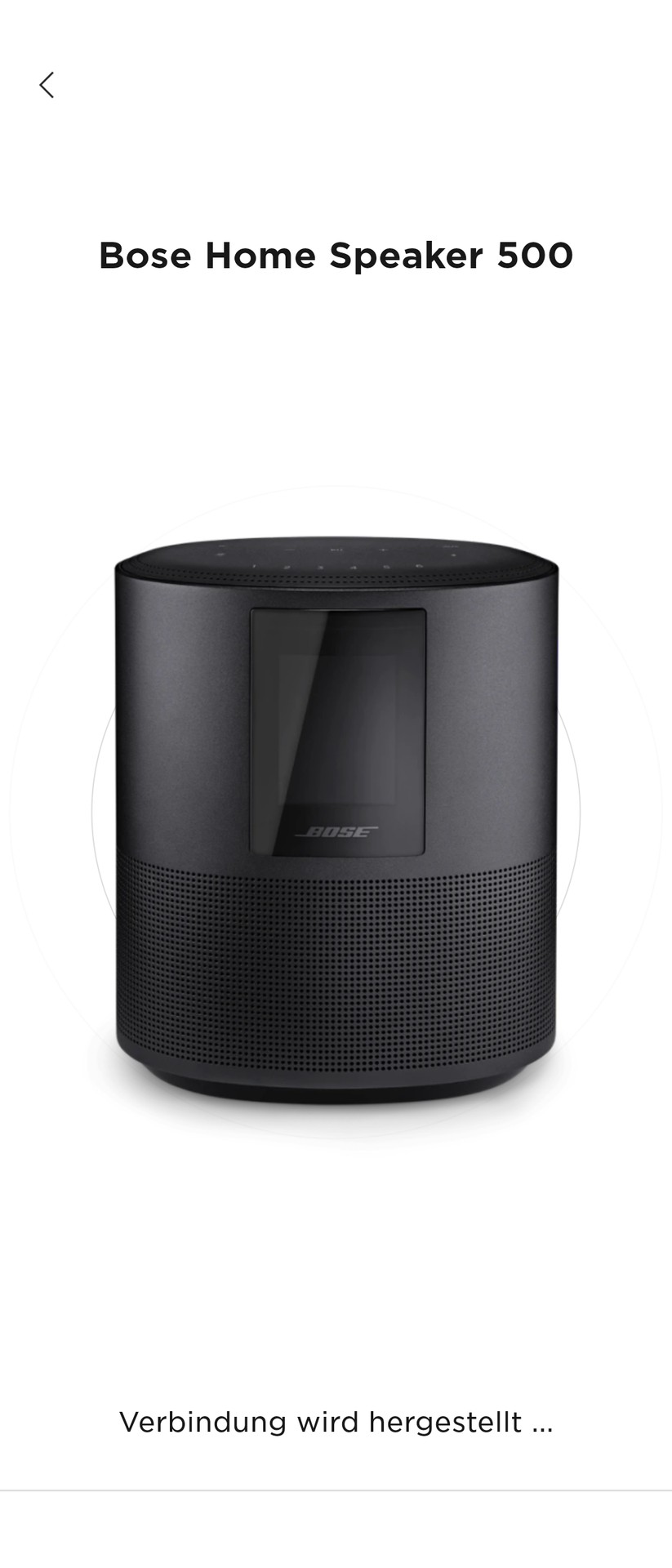 Bose Smart Speaker 500