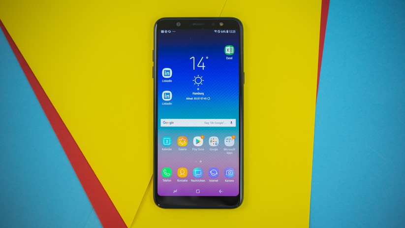Display des Galaxy A6+