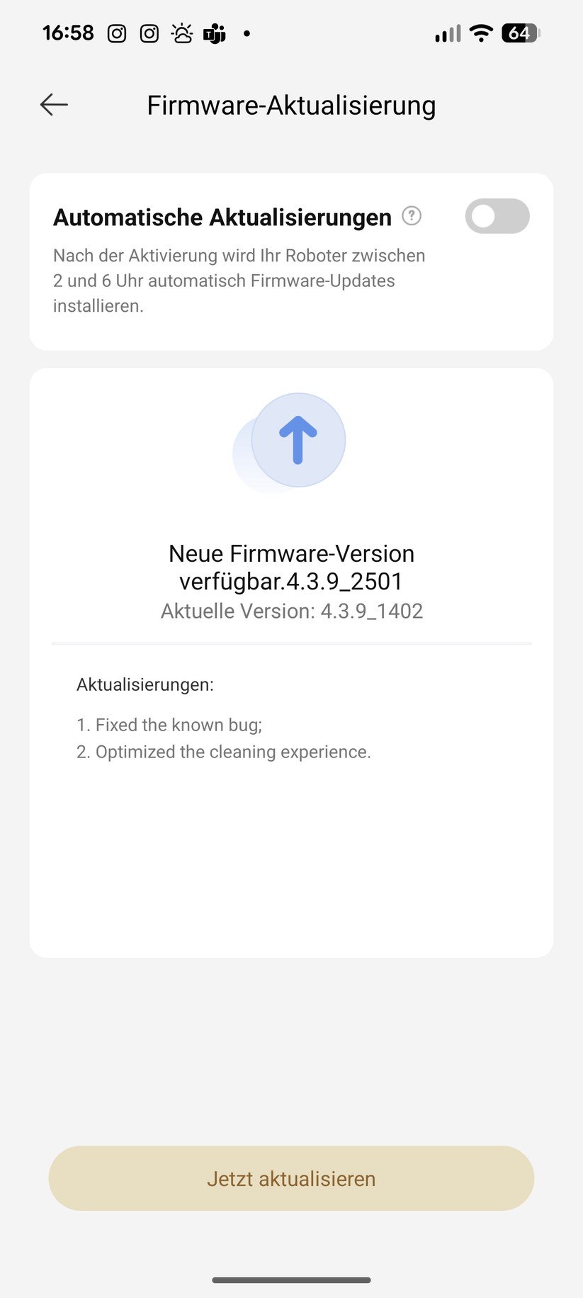 Mova V50 Ultra Complete – App