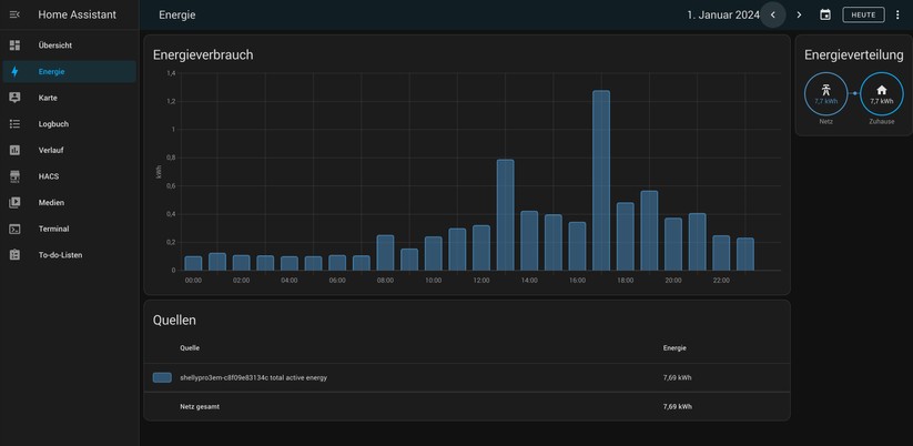 Home Assistant Green: Browser-Oberfläche