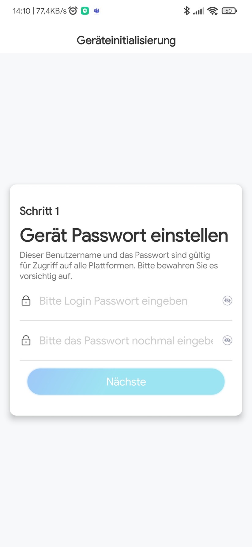 Einrichtung und Betrieb mit der App: Reolink PT 2K
