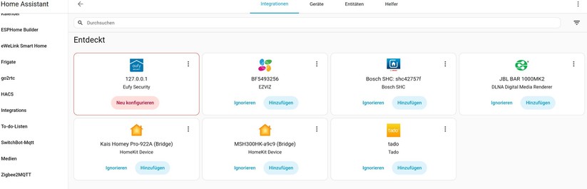 Bosch Raumthermostat II 230V: Integration in Home Assistant bei Betrieb mit Bosch Smart Home Controller II