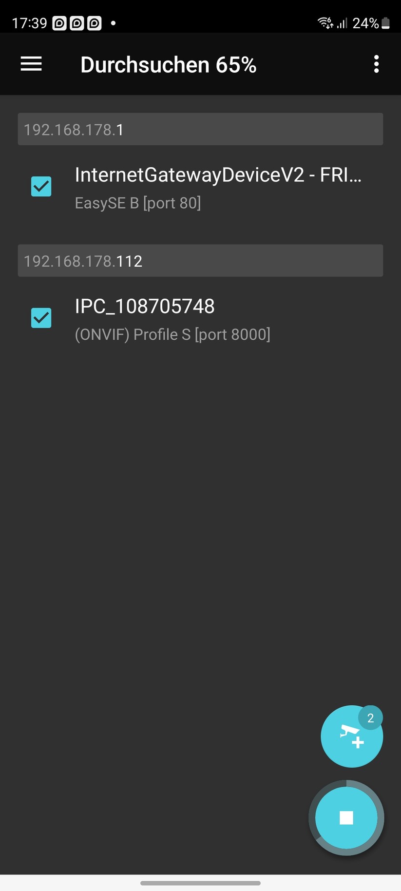 7Links IPC-740 (ZX-5346-675): Dank ONVIF-Kompatibilität können Anwender die Pearl-Überwachungskamera auch mit kompatibler Dritthersteller-Software steuern.