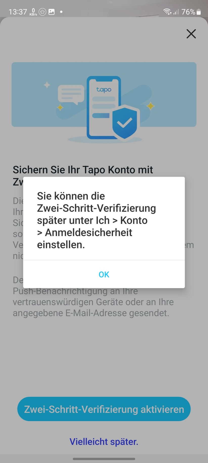 TP-Link Tapo C420S2: Einstellungen, Bilder