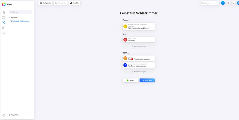 Gesteuert wird der Homey Pro über die Homey-App. Sie ist nicht nur für Smartphones, sondern auch für Tablets optimiert – für eine besonders übersichtliche Bedienung. Noch mehr Überblick bietet der Zugriff per Browser auf dem Desktop.