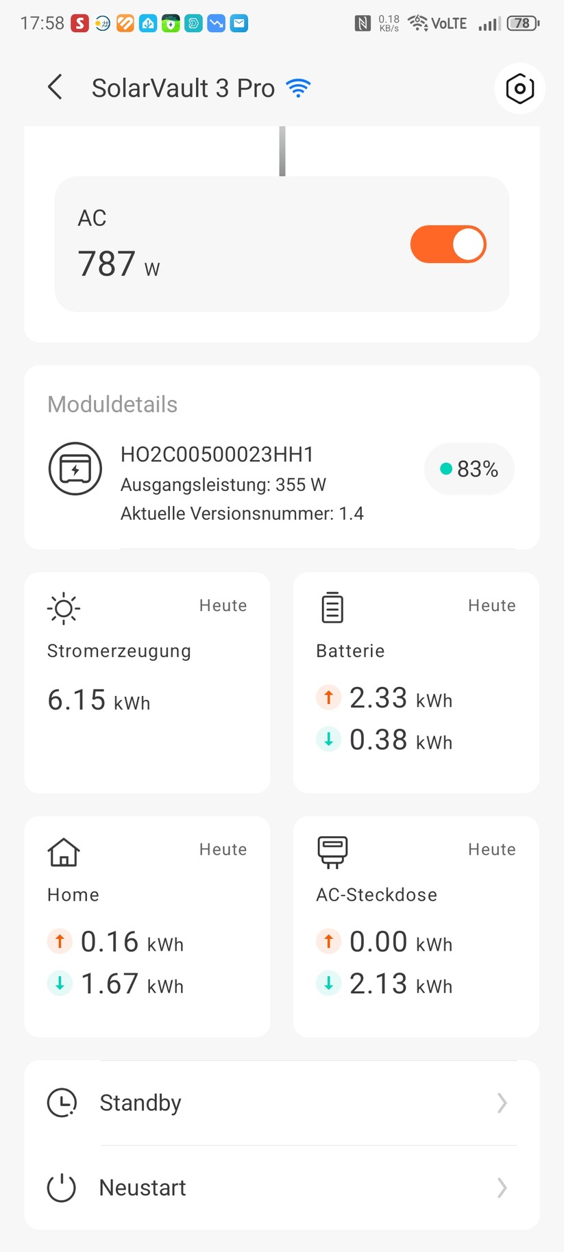 Jackery Solarvault 3 Pro: Die App ist übersichtlich und leicht zu bedienen. Für die Integration in Home Assistant muss man die MQTT-Zugang konfigurieren.