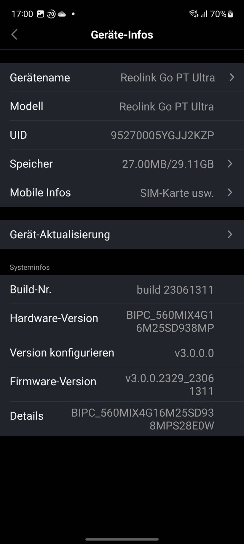 Reolink Go PT Ultra: Einrichtung und Einstellung mit mobiler App