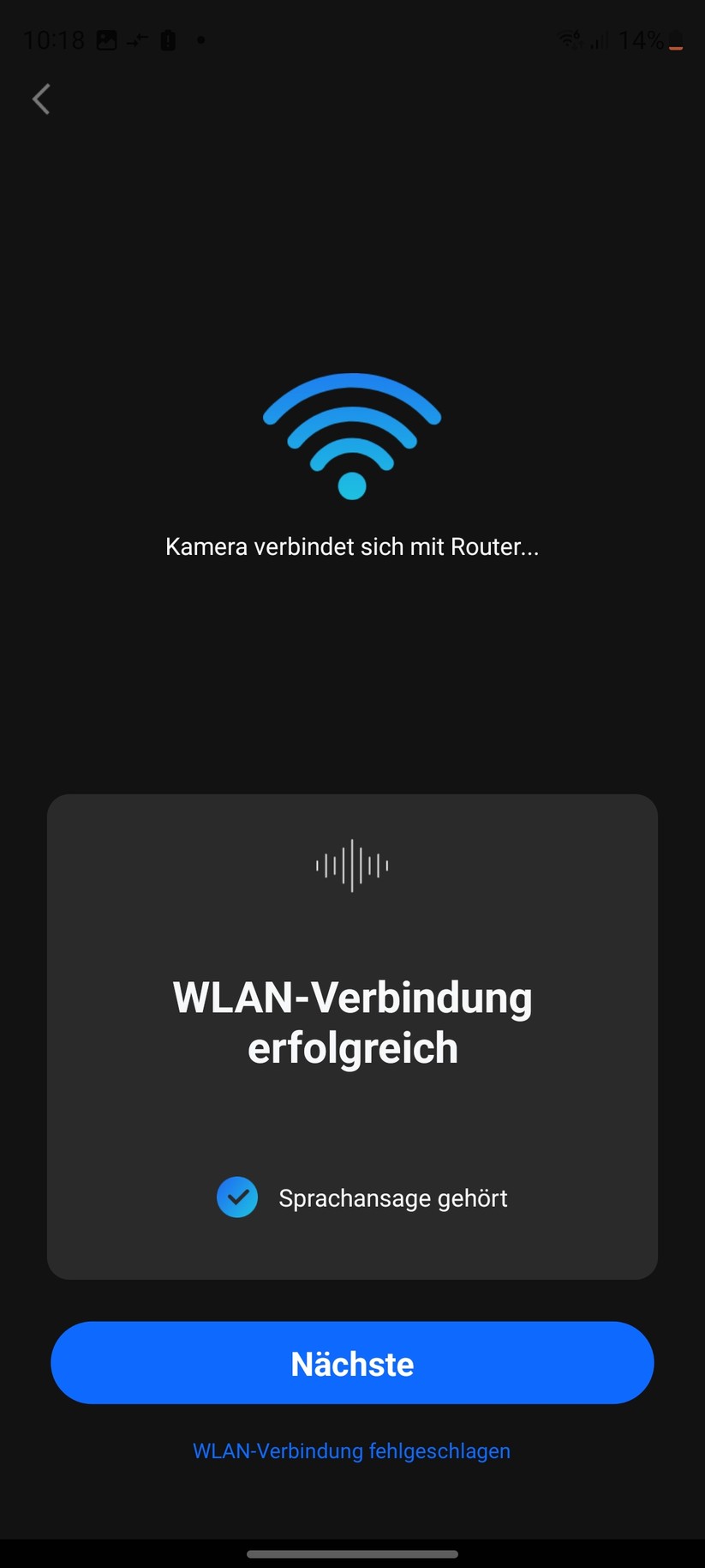 Reolink Argus Track: Einrichtung mit mobiler App