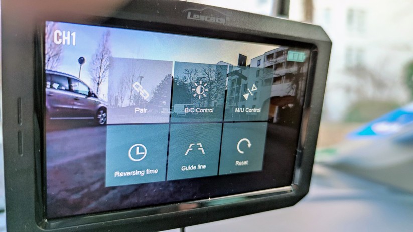 Kabellose Solar-Funk-Rückfahrkamera von Lescars