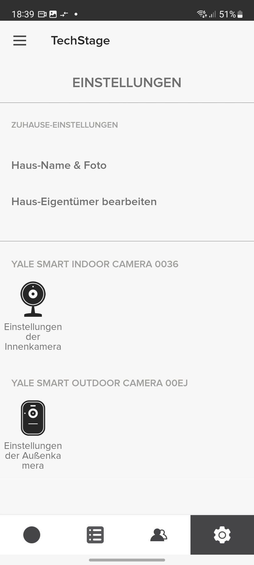 Yale Smart Indoor Camera: Konfiguration