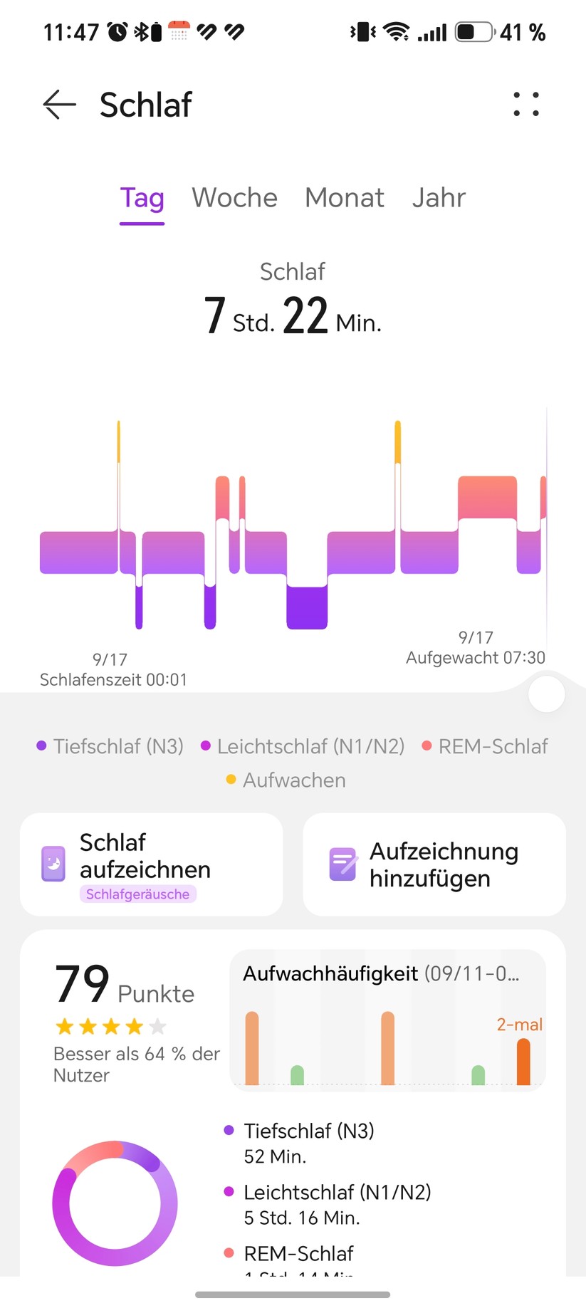 Huawei Watch D3: Health App