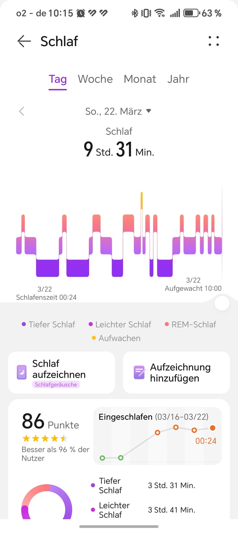 Huawei Watch GT Runner 2 - Health App