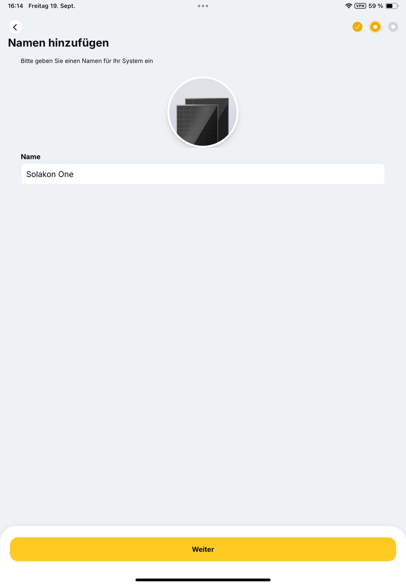 Solakon One: Inbetriebnahme mit Solakon-App