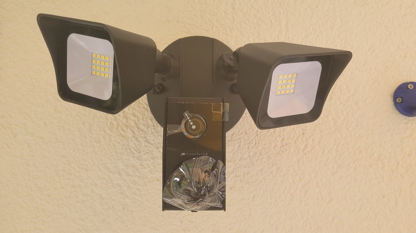 Visortech Floodlight Cam ZX-5326: Montage