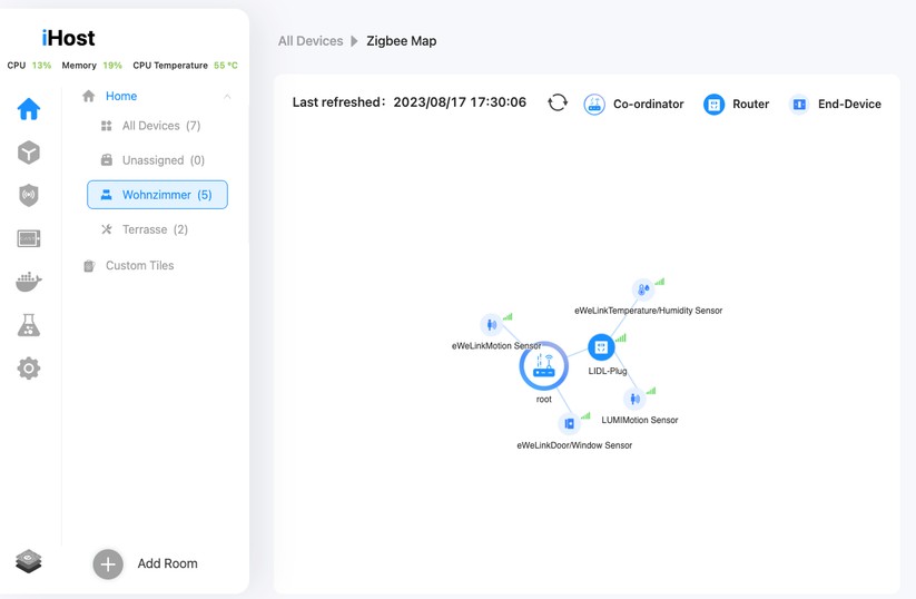 Smart-Home-Zentrale Sonoff iHost: Zigbee, Docker, Homebridge, Node-RED
