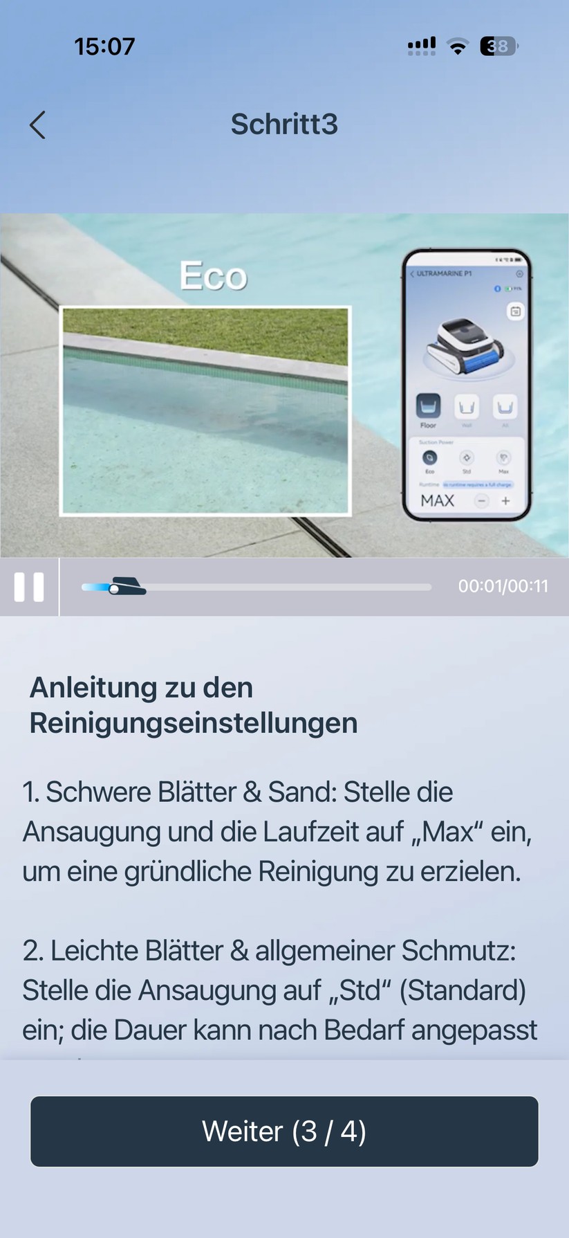 Ecovacs Ultramarine P1 - Bilder App