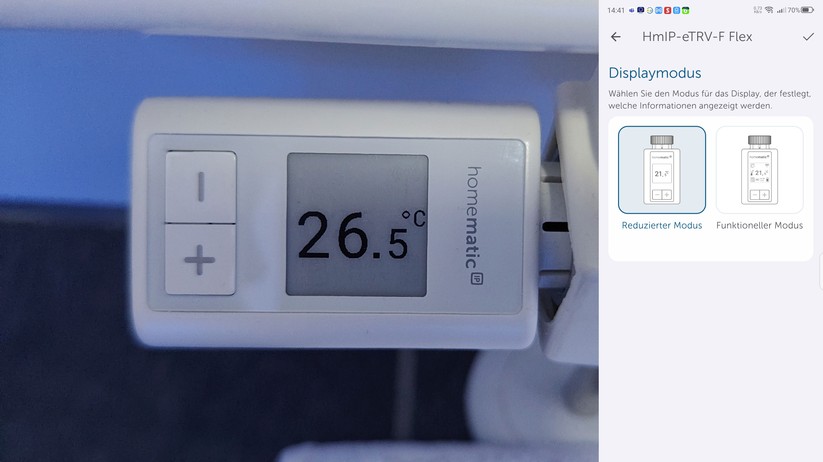 Homematic IP Flex: Reduzierter Modus