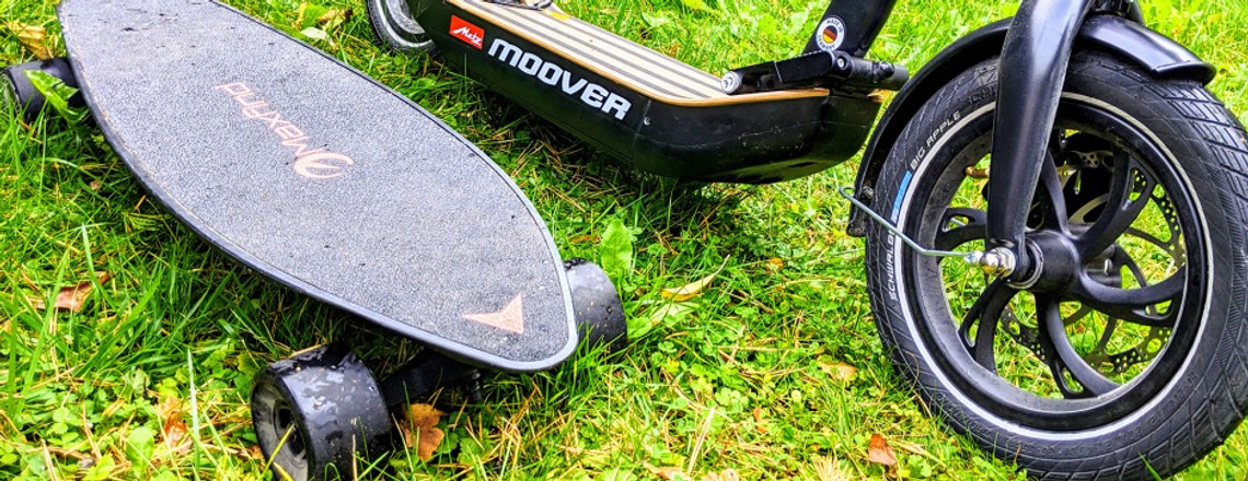 E-Scooter oder E-Skateboard? Die bessere Lösung für Pendler