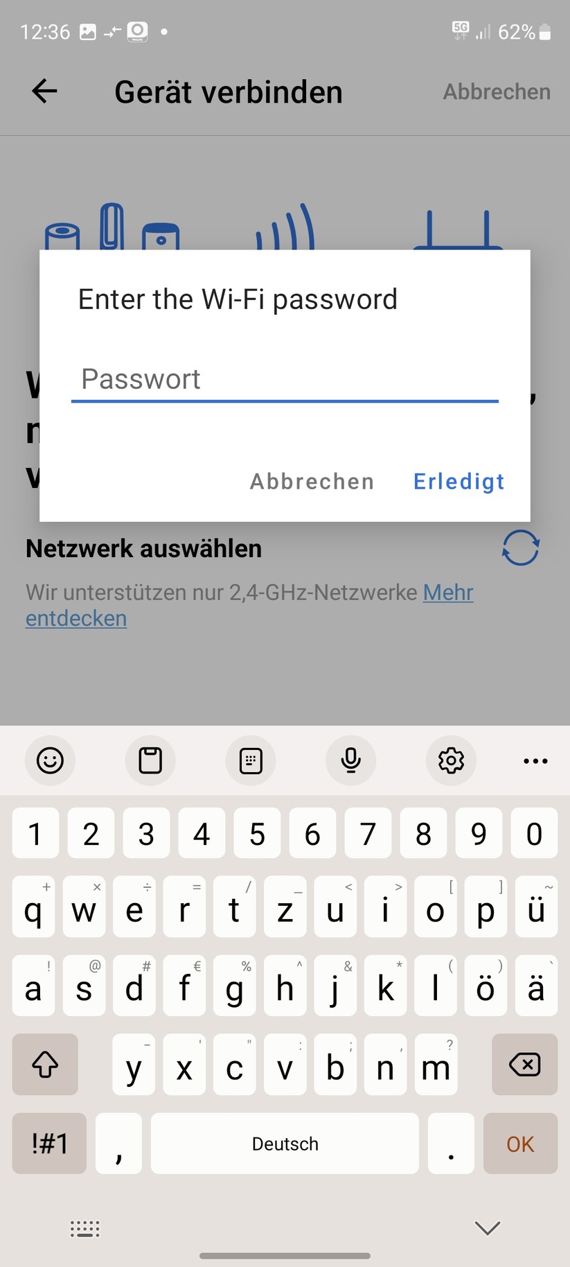  Einrichtung mit App Air+