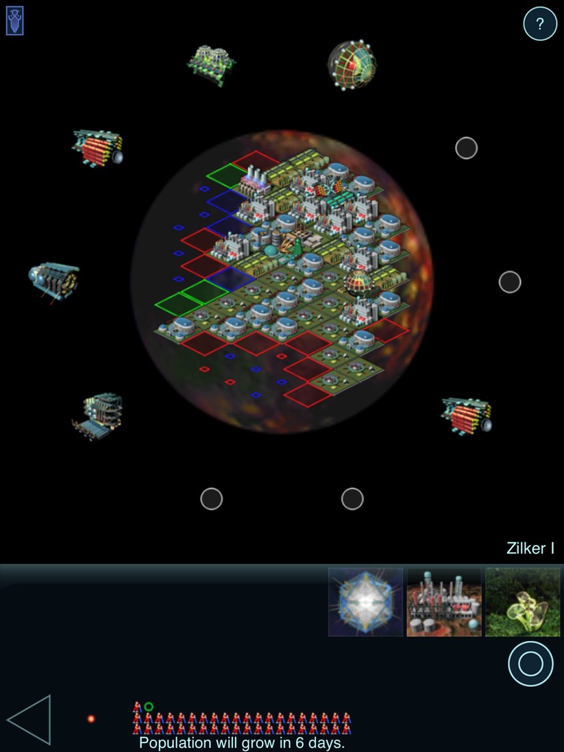 Ascendancy: bebauter Planet