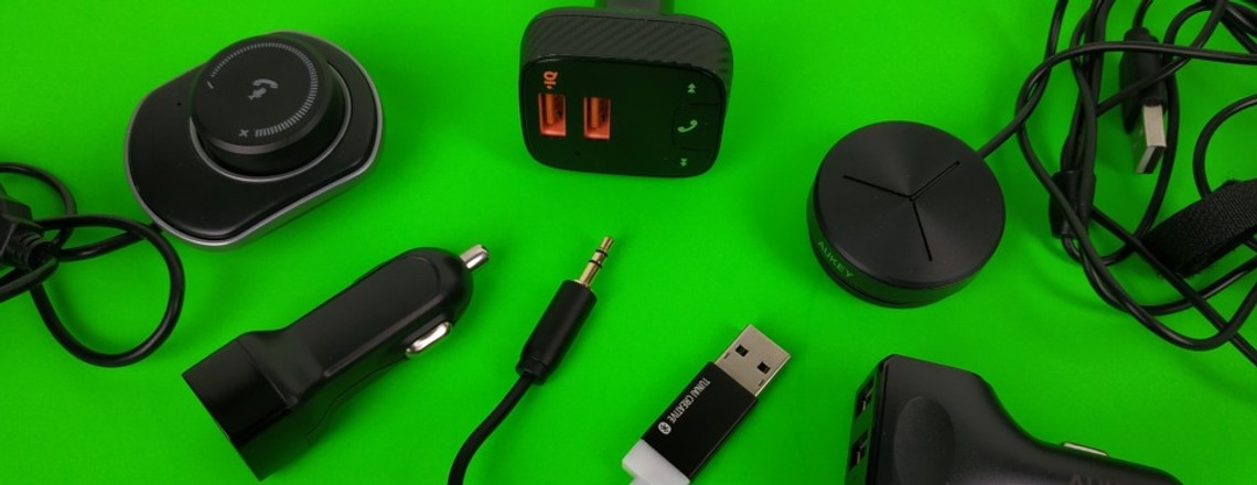 Vier KFZ-Bluetooth-Transmitter im Vergleichstest