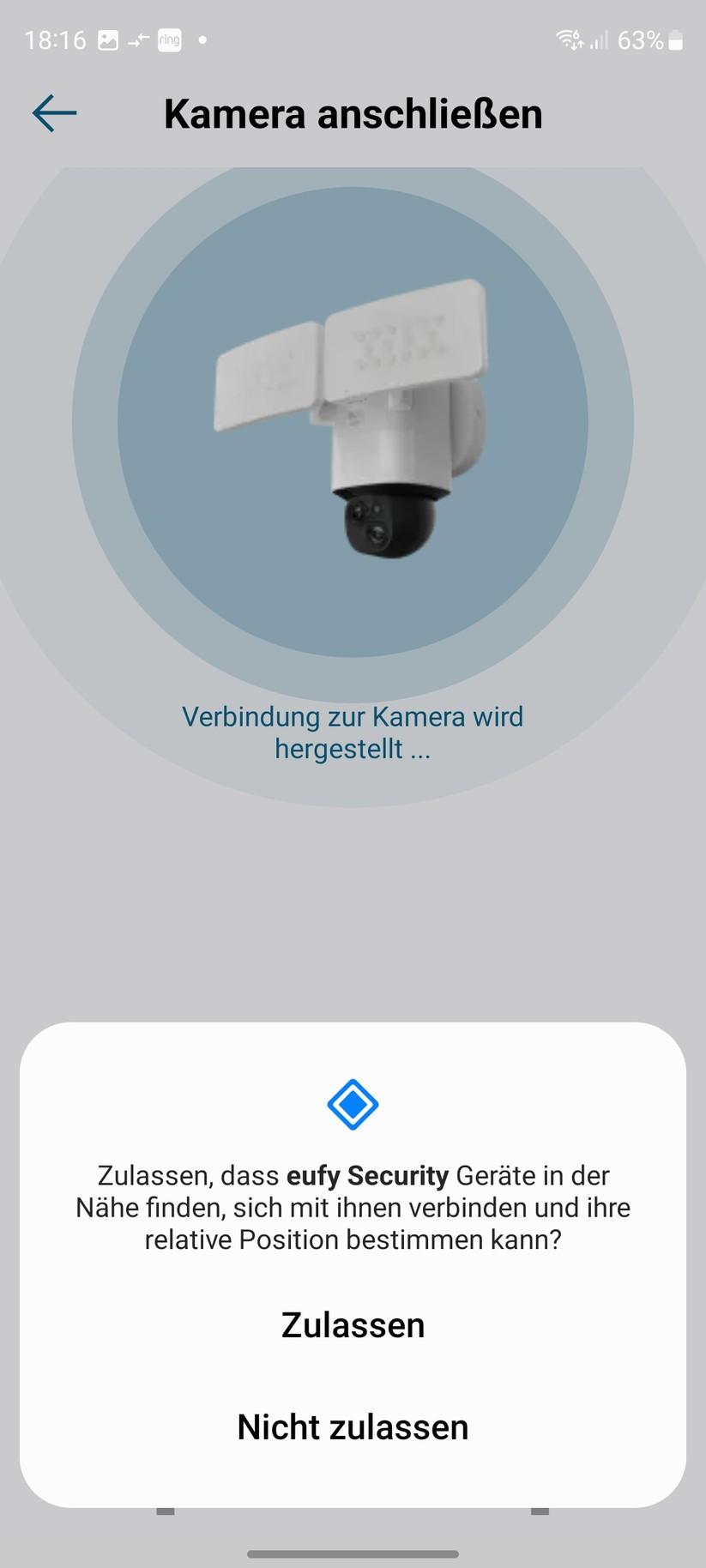 Eufy Floodlight Cam E340: Einrichtung und Einstellungen