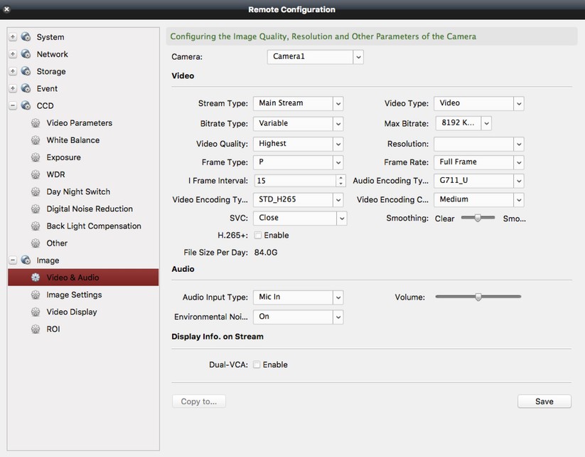 Annke NCD800 (I91BI): Einstellungsmöglichkeiten mit Desktop-App iVMS 4200