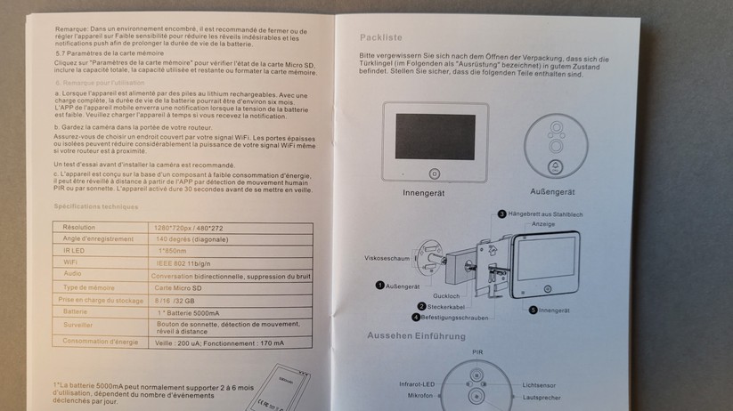 Tmezon MZ-DV11: Digitaler Türspion mit HD-Auflösung