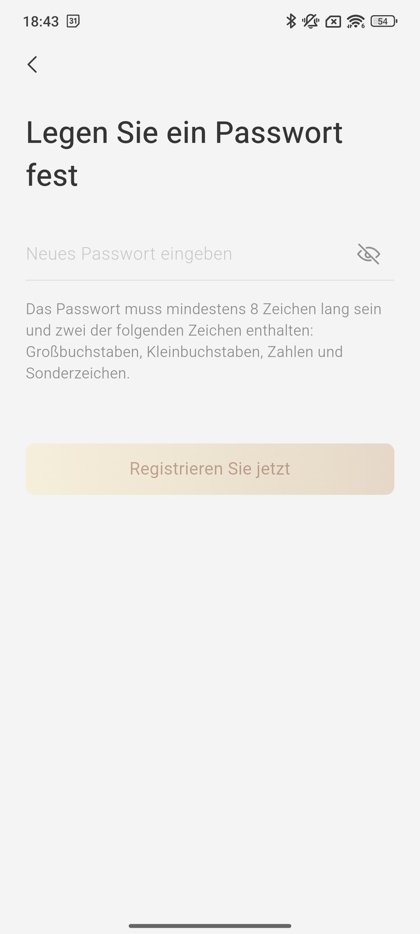 Mova 1000 – Einrichtung