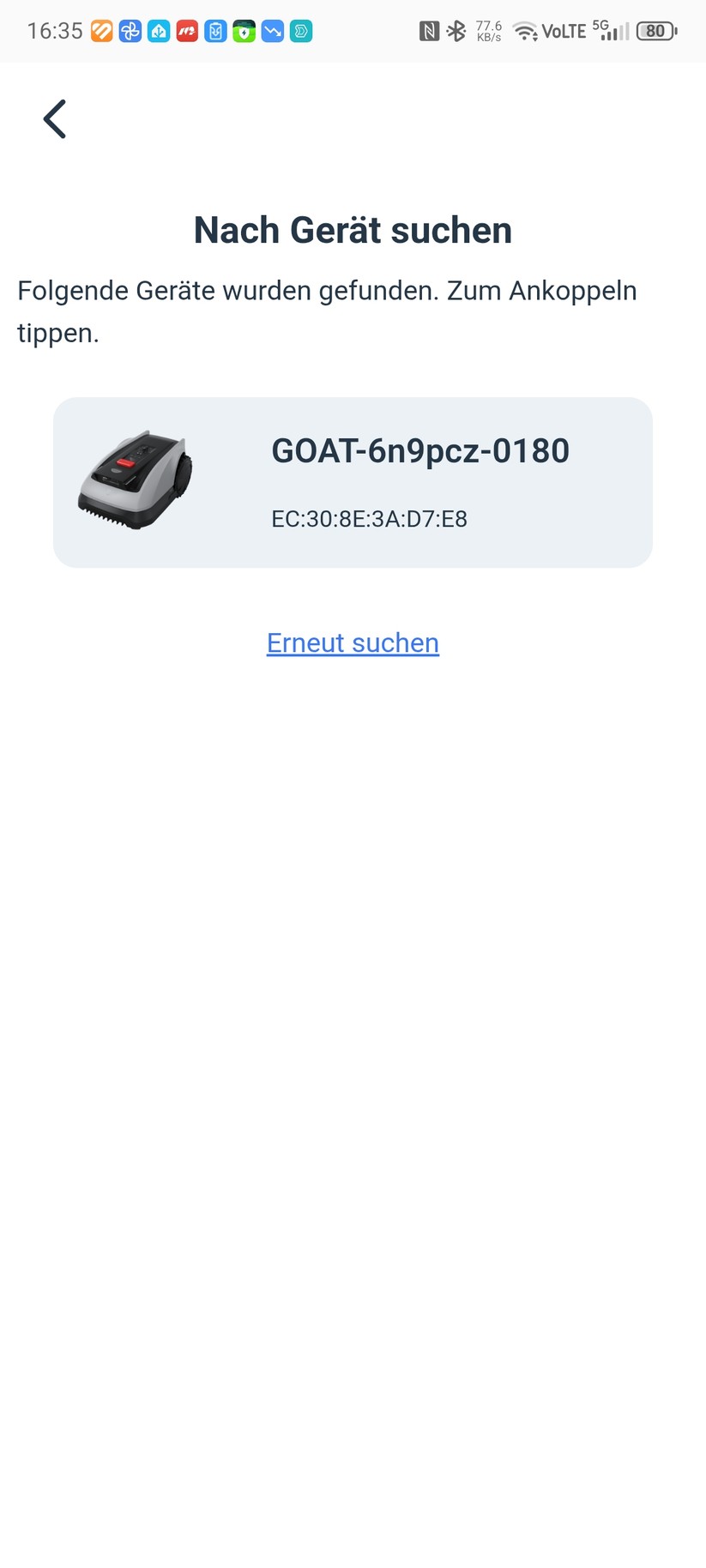 Ecovacs-App: Einrichtung 