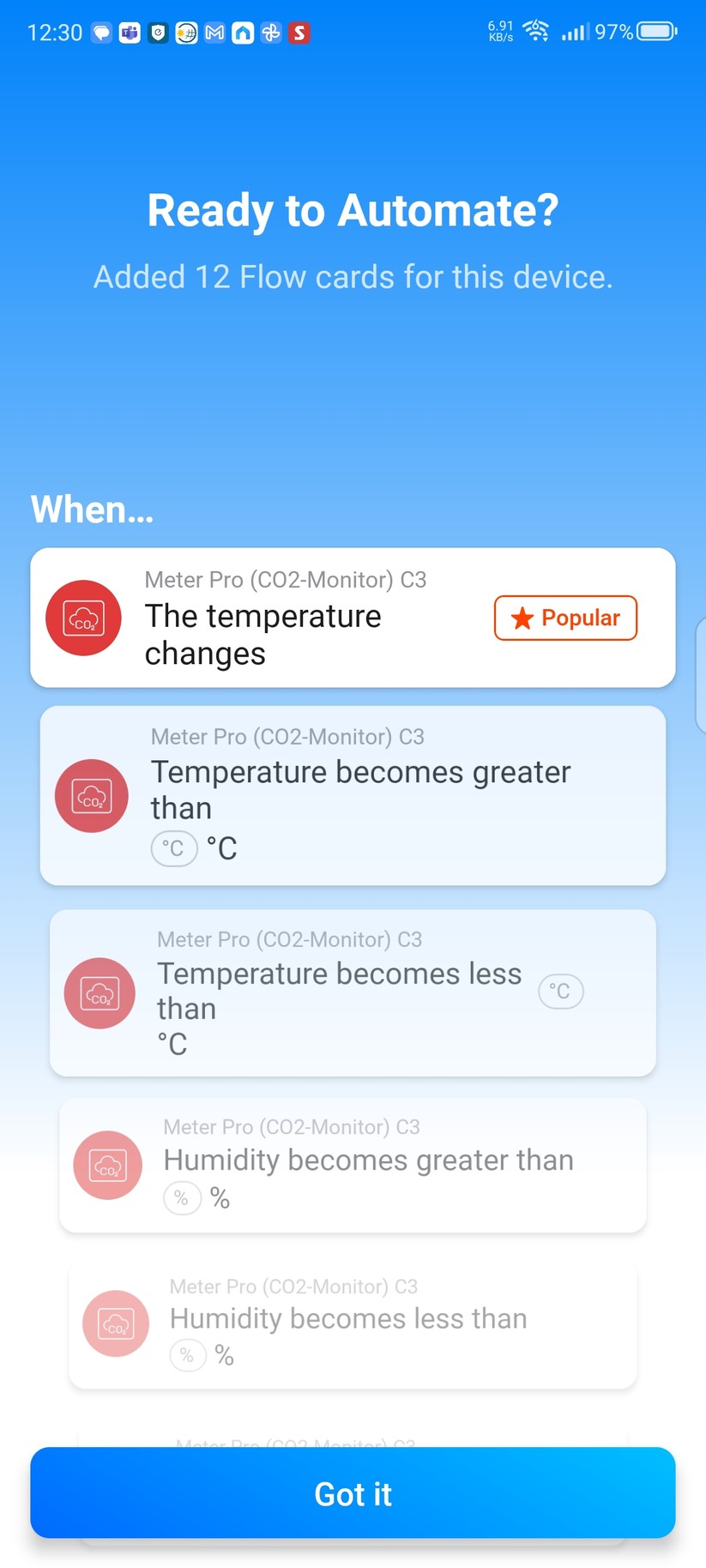  Switchbot Meter Pro CO₂: Integration in Homey Pro