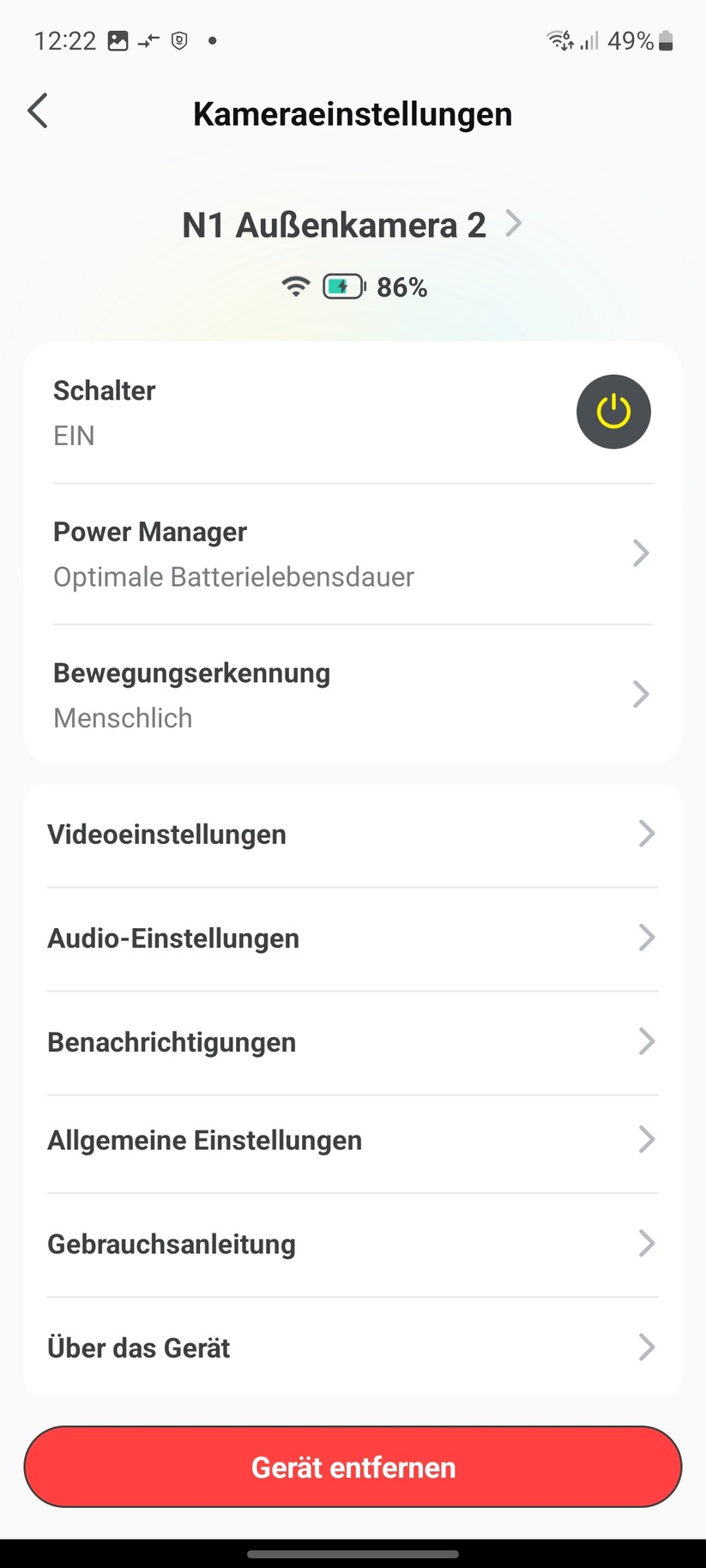 Baseus N1 Outdoor: 2K-Überwachungskamera mit Akku & WLAN, Personenerkennung und lokalem Speicher