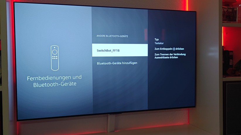 Switchbot Hub 3: Die Integration von Apple TV und Fire TV ist noch als Beta markiert, funktioniert im Test jedoch tadellos.