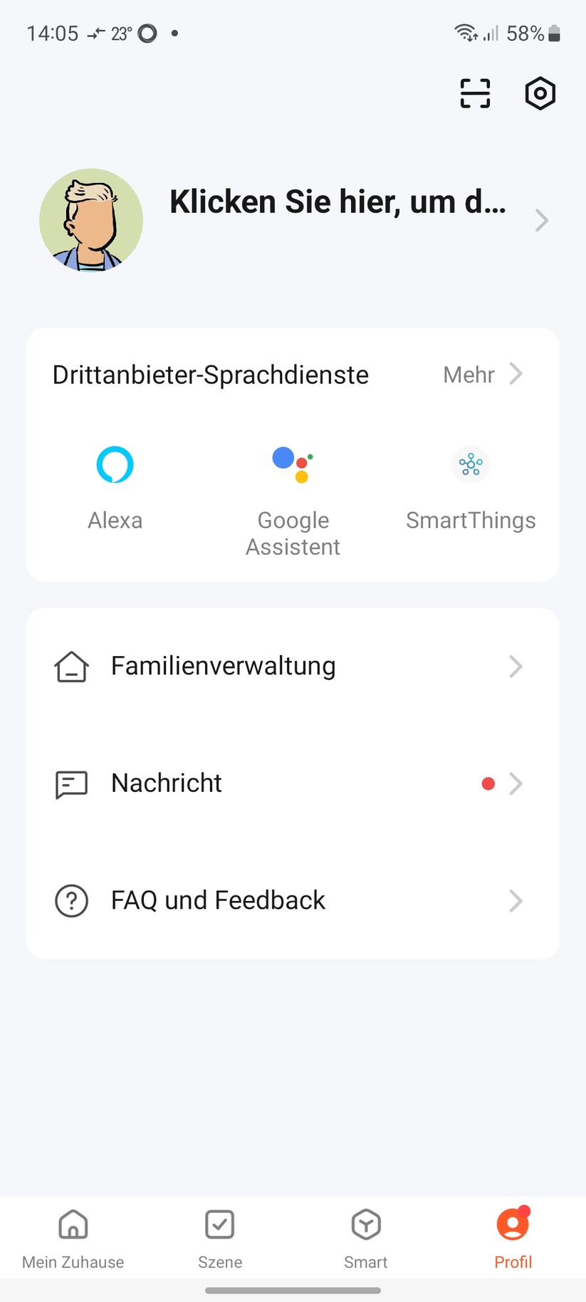 Um die Desktop-Liveansicht der Kamera betrachten zu können, muss der Zugriff über das Einscannen des QR-Codes über die App legitimiert werden.