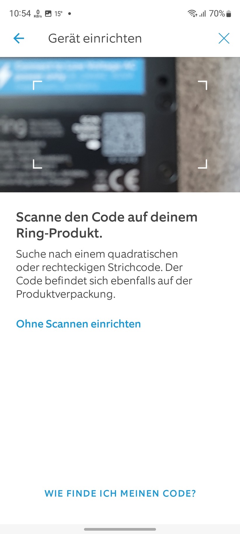 Ring Doorbell 4: Einrichtung
