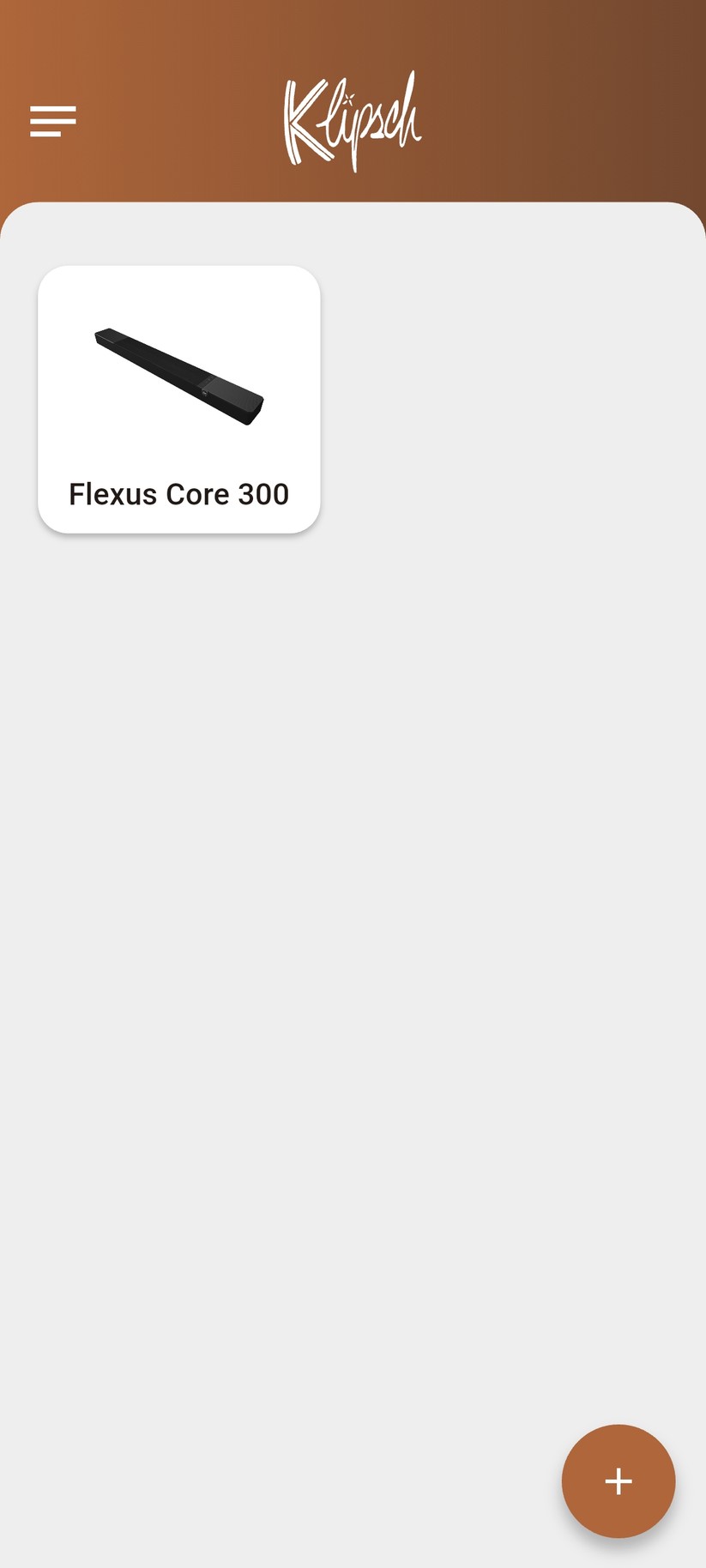 Die Bedienung sowie die Dirac Live-Einmessung erfolgen mit der App Klipsch Connect Plus.