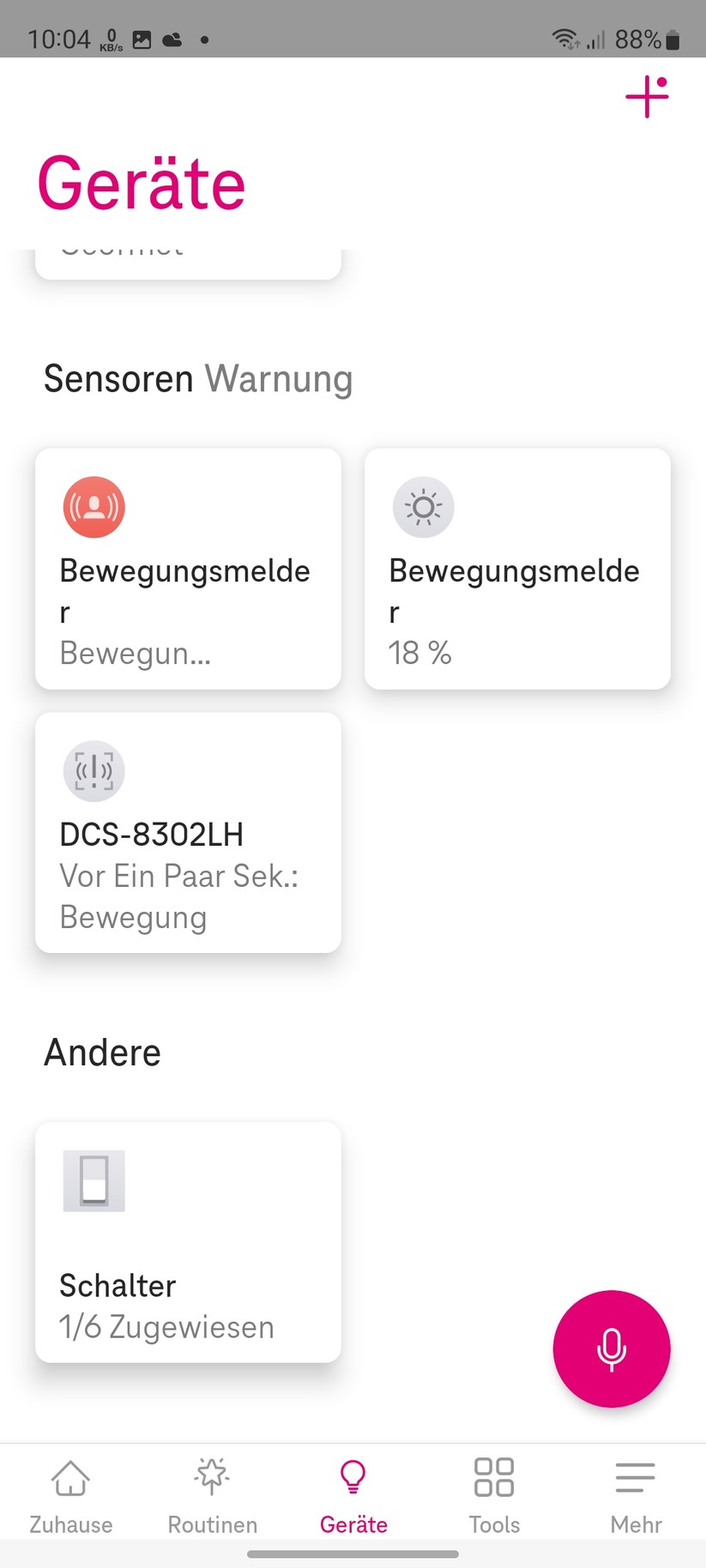 Magenta Zuhause mit Home Base 2: Routinen, Geräte, Tools, Einstellungen