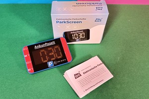 Elektronische Parkscheibe DNT Parkscreen im Test