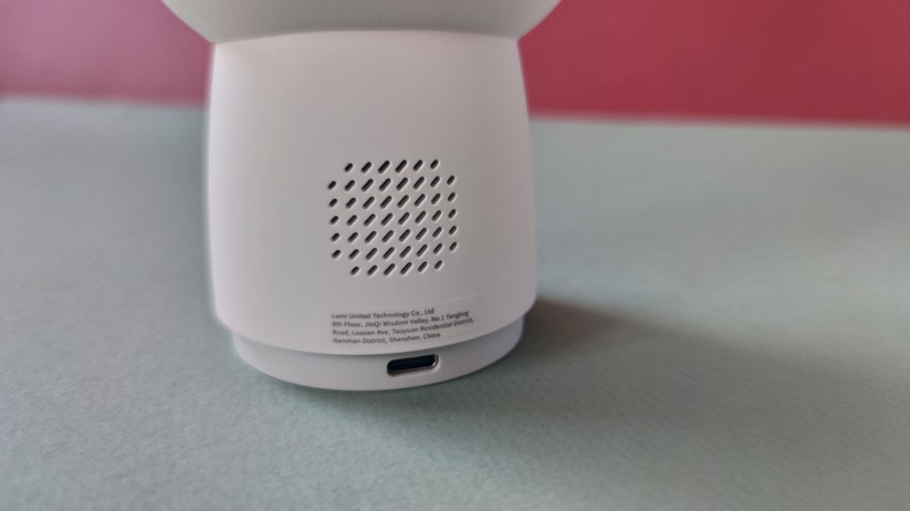 Der Stromanschluss realisiert Aqara bei der G3 über einen USB-C-Port.