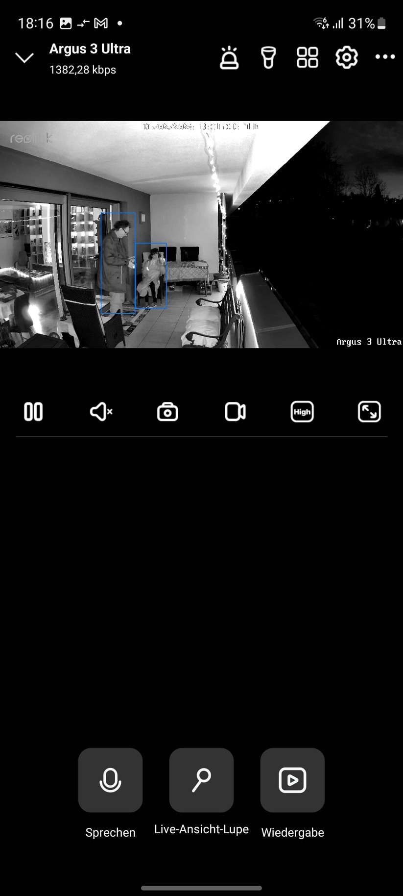 Reolink Argus 3 Ultra: Testaufnahmen