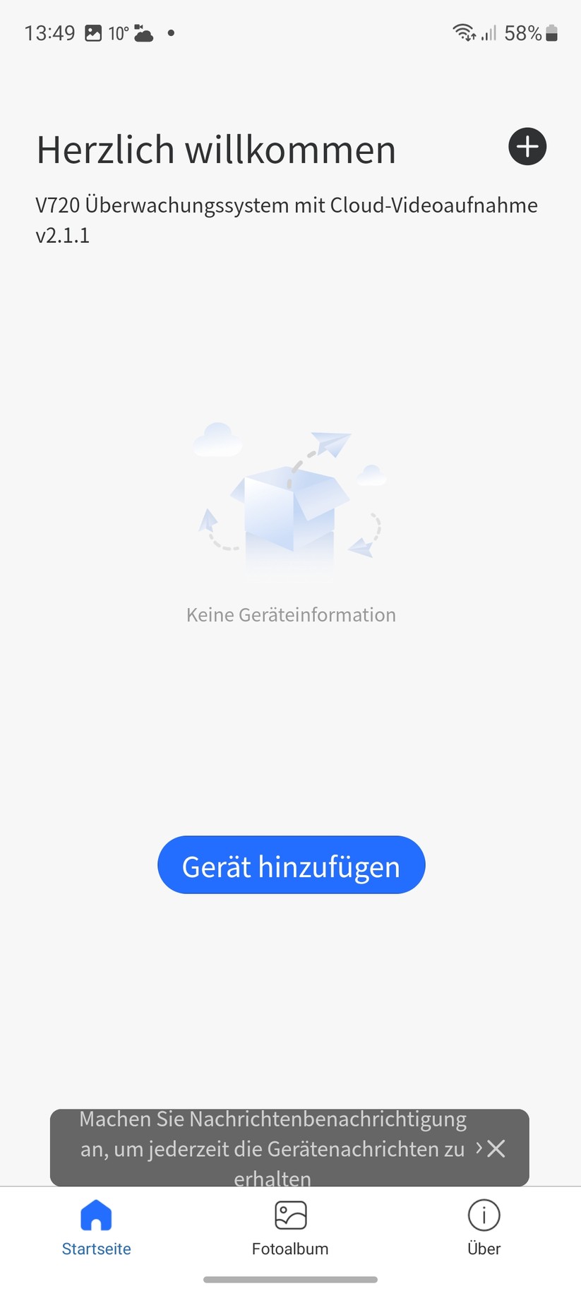 PTZ-Kamera für Lampenfassung E27: App