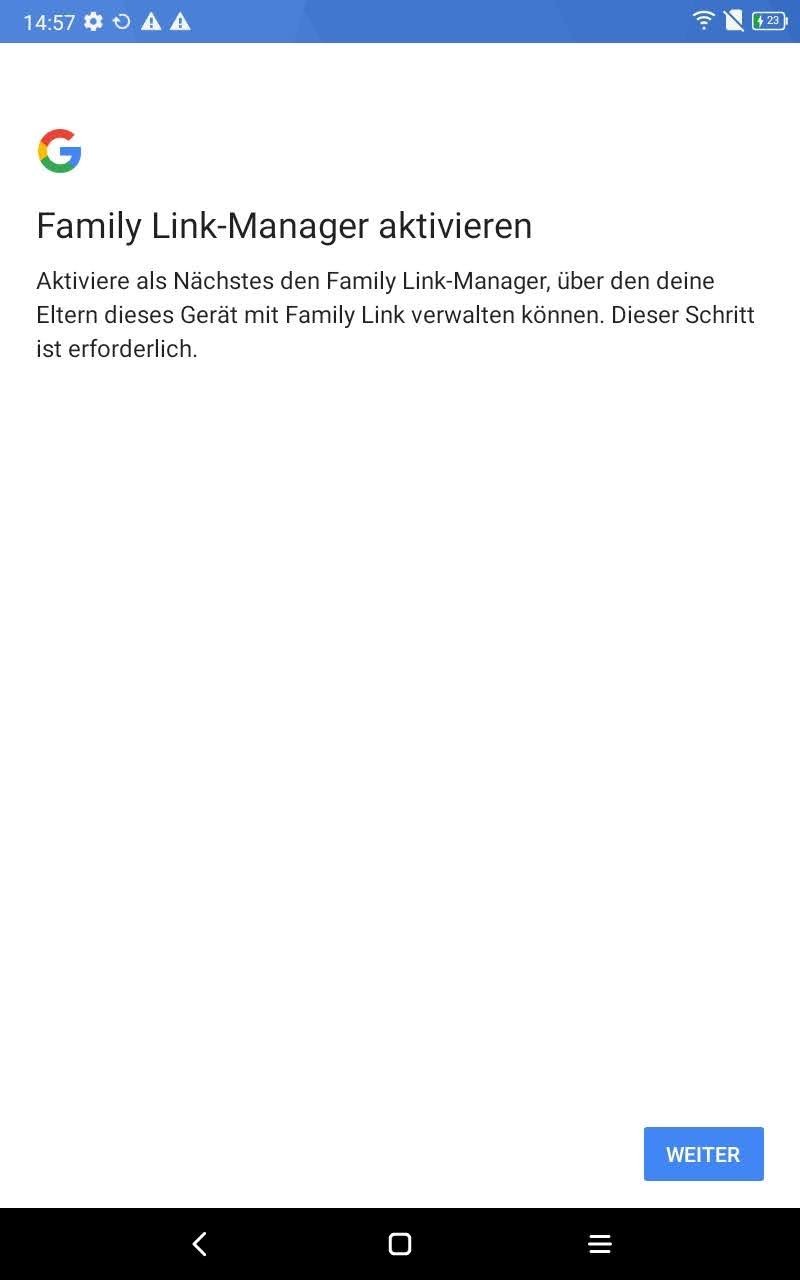 Family Link Einrichtung