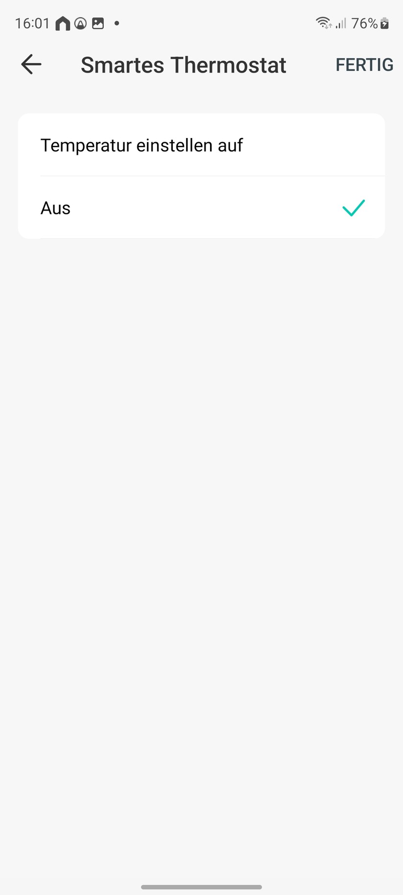  App, Einstellungen und Heizpläne